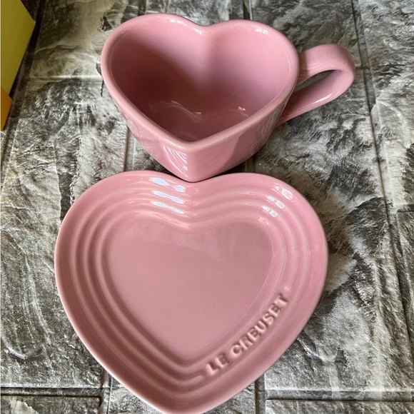 Le Creuset Heart Mug with Tray - Picture 4 of 8